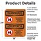 Signmission No Alcoholic Beverages Bilingual, 18 in W x Rectangle, Plastic OS-2PACK-WS-P-1824-L-12696 - alternate 7